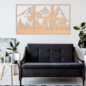 Wandbild Nature - Wurmis-Holzdeko