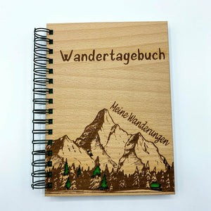 Wandertagebuch Meine Wanderungen - Wurmis-Holzdeko