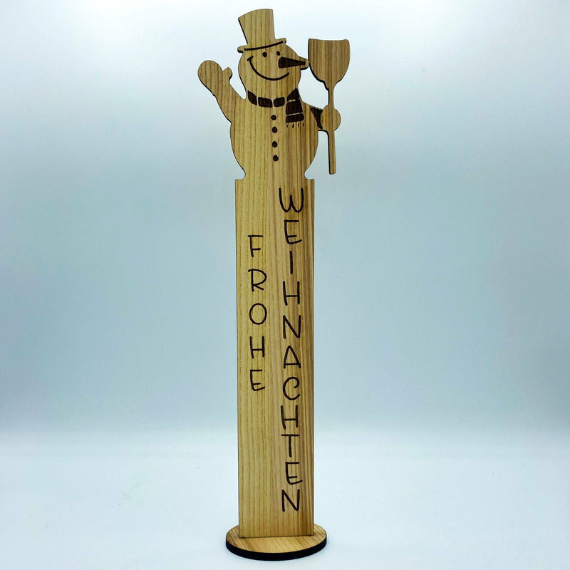 Weihnachtssäule - Wurmis-Holzdeko